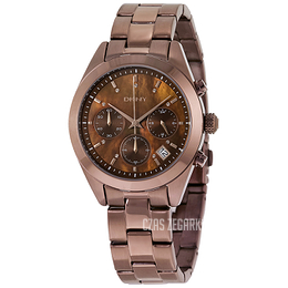 DKNY Chronograph Brązowy/Stal Ø38 mm NY8583
