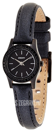 DKNY Crystal Czarny/Skóra Ø21 mm NY8697