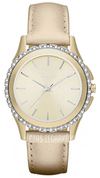 DKNY Brooklyn Szampański/Skóra Ø34 mm NY8702