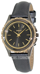 DKNY Brooklyn Szary/Skóra Ø33 mm NY8703