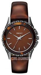 DKNY Brooklyn Brązowy/Skóra Ø34 mm NY8705