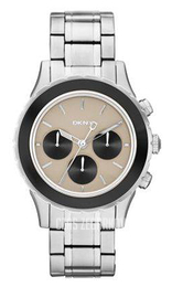DKNY Chronograph Beżowy/Stal Ø45 mm NY8768