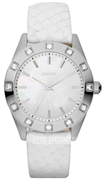 DKNY Nolita Biały/Skóra Ø31 mm NY8790