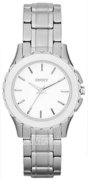 DKNY Topring Biały/Stal Ø34 mm NY8794