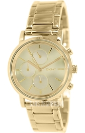 DKNY Chronograph Żółte złoto/Stal w odcieniu złota Ø38 mm NY8861