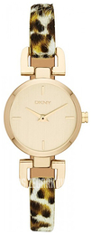 DKNY Dress Żółte złoto/Skóra Ø24 mm NY8880