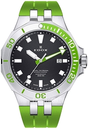 Edox Delfin Czarny/Guma Ø43 mm 53015-3VCA-NIN