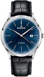 Edox Les Vauberts Niebieski/Skóra Ø42 mm 80106-3C-BUIN