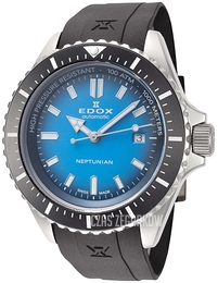Edox Skydiver Niebieski/Guma Ø44 mm 80120-3NCA-BUIDN