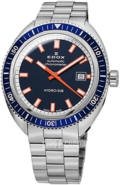 Edox Hydro-sub Niebieski/Stal Ø42 mm 80128-3BUM-BUIO