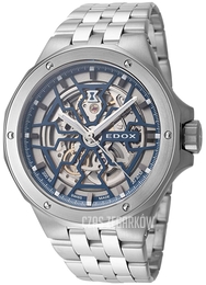 Edox Delfin Srebrny/Stal Ø43 mm 85303-3M-BUIGB