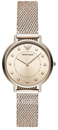 Emporio Armani Dress Różowe złoto/Stal w kolorze różowego złota Ø32 mm AR11129