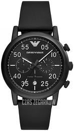 Emporio Armani Sportivo Czarny/Skóra Ø46 mm AR11133