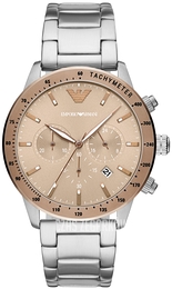 Emporio Armani Mario Różowe złoto/Stal Ø43 mm AR11352