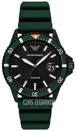 Emporio Armani Diver VALUE_INKNOWN Czarny/Guma Ø42 mm AR11464
