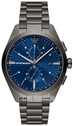 Emporio Armani Claudio Niebieski/Stal Ø43 mm AR11481
