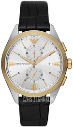 Emporio Armani Srebrny/Skóra Ø43 mm AR11498