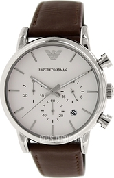 Emporio Armani Classic Biały/Skóra Ø41 mm AR1846