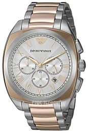 Emporio Armani Dress Biały/Stal w kolorze różowego złota AR1937