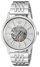 Emporio Armani Dress Biały/Stal Ø43 mm AR1945