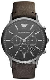 Emporio Armani Sportivo Czarny/Skóra Ø46 mm AR2462