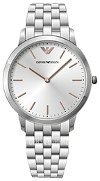 Emporio Armani Retro Srebrny/Stal Ø40 mm AR2484