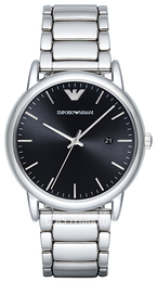 Emporio Armani Dress Czarny/Stal Ø43 mm AR2499