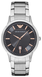 Emporio Armani Dress Szary/Stal Ø43 mm AR2514