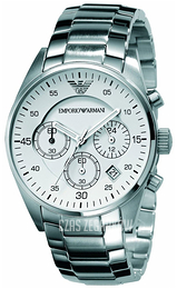 Emporio Armani Sportivo Srebrny/Stal Ø38 mm AR5869