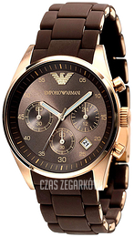 Emporio Armani Sportivo Brązowy/Stal Ø38 mm AR5891
