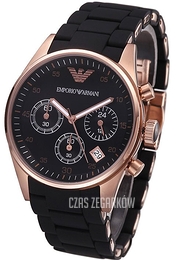 Emporio Armani Sportivo Czarny/Guma Ø38 mm AR5906