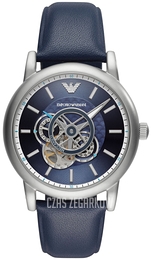 Emporio Armani Luigi Niebieski/Skóra Ø43 mm AR60011