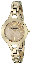 Emporio Armani Dress Różowy/Stal w odcieniu złota Ø28 mm AR7417