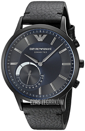 Emporio Armani Connected Niebieski/Skóra Ø43 mm ART3004