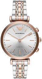 Emporio Armani Connected Srebrny/Stal w kolorze różowego złota Ø34 mm ART3019