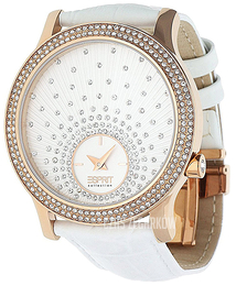 Esprit Collection Srebrny/Skóra Ø40 mm EL101872F04