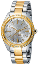 Esprit Dress Szary/Stal w odcieniu złota Ø34 mm ES102722001