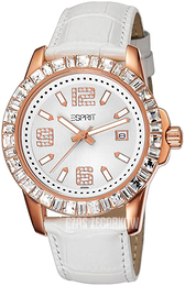 Esprit Biały/Skóra Ø39 mm ES103342004