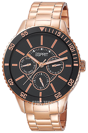 Esprit Czarny/Stal w kolorze różowego złota Ø40 mm ES105082006