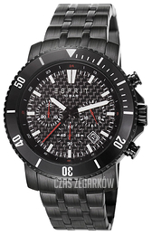 Esprit Sport Czarny/Stal Ø44 mm ES106861004