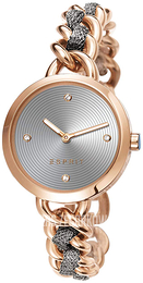 Esprit Dress Szary/Stal w kolorze różowego złota Ø33 mm ES107952003