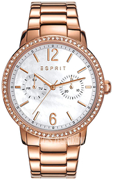 Esprit Biały/Stal w kolorze różowego złota Ø38 mm ES108092003