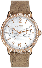 Esprit Kate Caramel Biały/Skóra Ø39 mm ES108092006