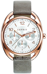 Esprit Sport Srebrny/Skóra Ø37 mm ES108172003