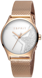 Esprit Biały/Stal w kolorze różowego złota Ø34 mm ES1L034M0285