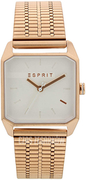 Esprit Biały/Stal w kolorze różowego złota ES1L071M0035