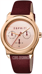 Esprit Różowe złoto/Skóra Ø36 mm ES1L077L0035