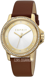 Esprit Dress Srebrny/Skóra Ø36 mm ES1L143L0035