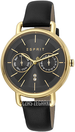 Esprit Czarny/Skóra Ø36 mm ES1L179L0045