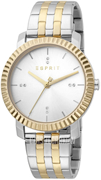 Esprit Menlo Srebrny/Stal w odcieniu złota Ø36 mm ES1L185M0085